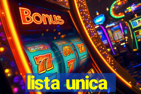 lista unica